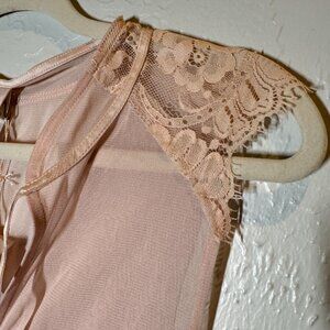 We Are Hah Hot‎ as Hell  Lingerie Full Length Sheer Lace Size XS NEW WITH TAG